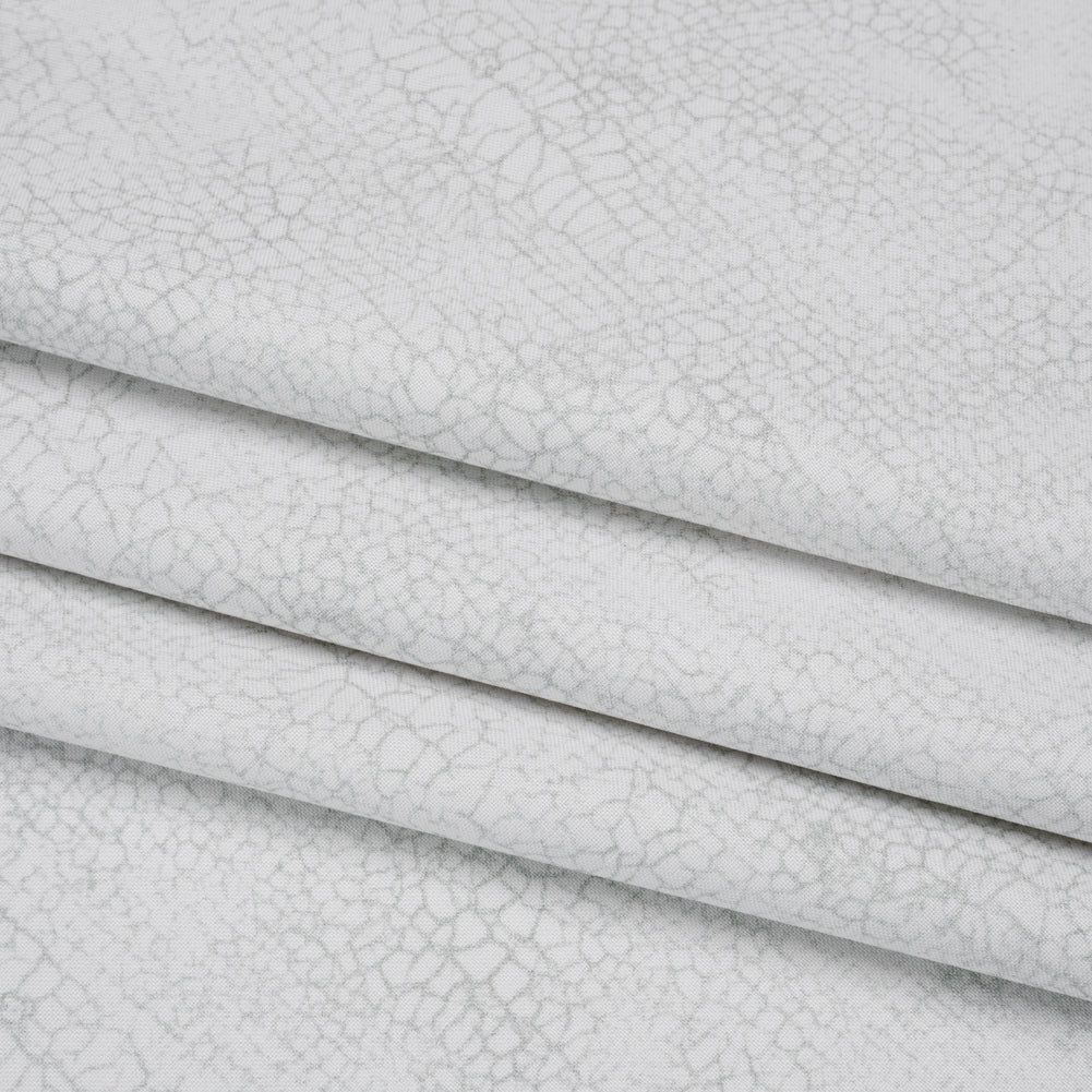 Wide Backing Quilting Cotton by Northcott, 108" Wide - Snow Abstract Texture - Crackle Wide Backing Collection - Folded