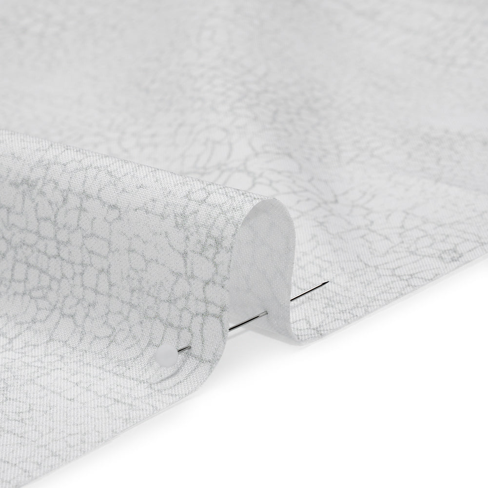 Wide Backing Quilting Cotton by Northcott, 108" Wide - Snow Abstract Texture - Crackle Wide Backing Collection - Detail