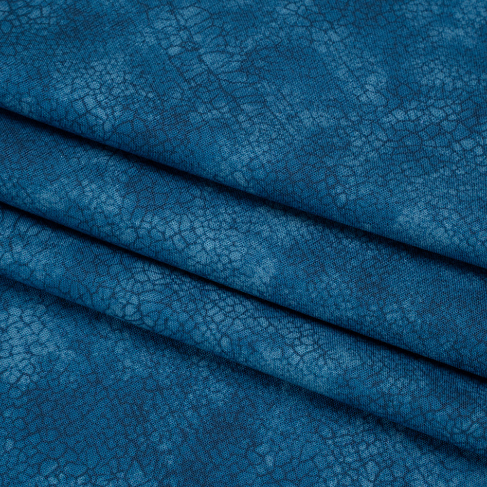 Wide Backing Quilting Cotton by Northcott, 108" Wide - Blue Bayou Abstract Texture - Crackle Wide Backing Collection