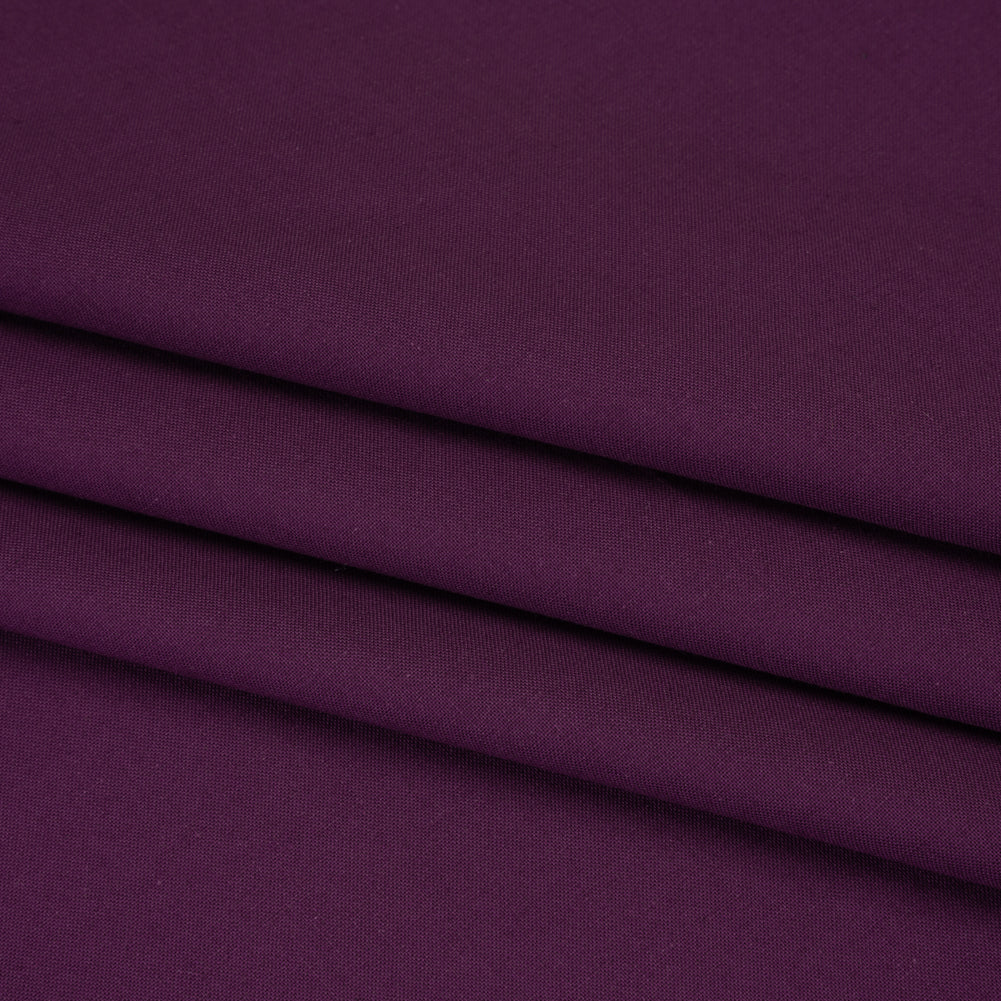Premium Solid Quilting Cotton by Northcott - Plum - Colorworks Collection - Folded