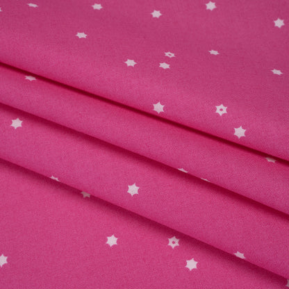 Printed Quilting Cotton by Ghazal Razavi for FIGO Studio - Pink Flowers - Seasons Basics Collection