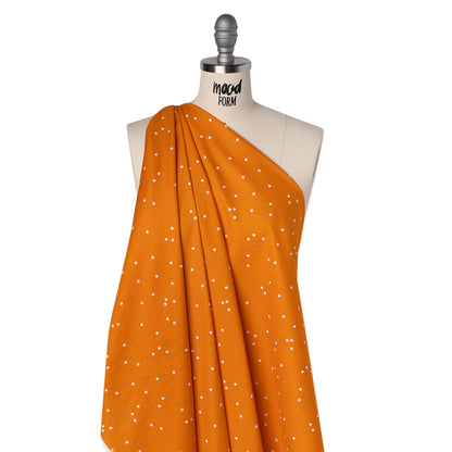Printed Quilting Cotton by Ghazal Razavi for FIGO Studio - Orange Flowers - Seasons Basics Collection