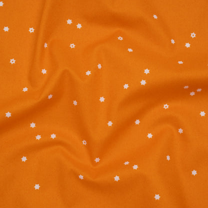 Printed Quilting Cotton by Ghazal Razavi for FIGO Studio - Orange Flowers - Seasons Basics Collection