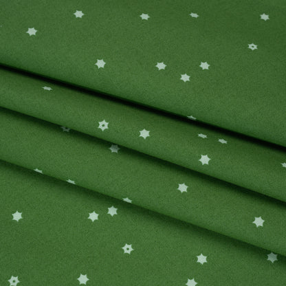 Printed Quilting Cotton by Ghazal Razavi for FIGO Studio - Green Flowers - Seasons Basics Collection Detail