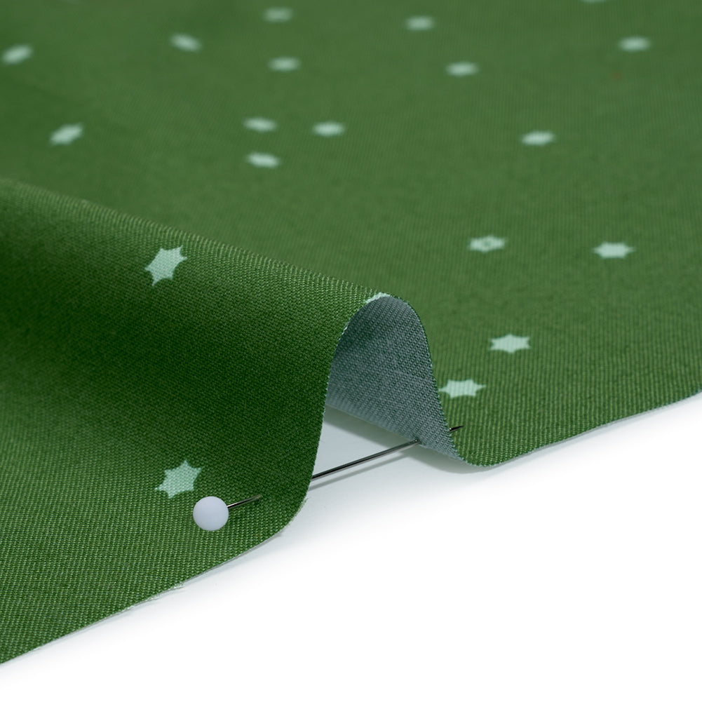 Printed Quilting Cotton by Ghazal Razavi for FIGO Studio - Green Flowers - Seasons Basics Collection Full