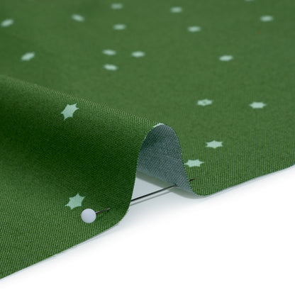Printed Quilting Cotton by Ghazal Razavi for FIGO Studio - Green Flowers - Seasons Basics Collection Full