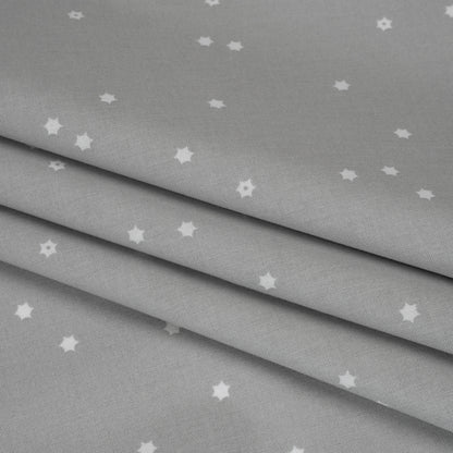 Printed Quilting Cotton by Ghazal Razavi for FIGO Studio - Gray Flowers - Seasons Basics Collection