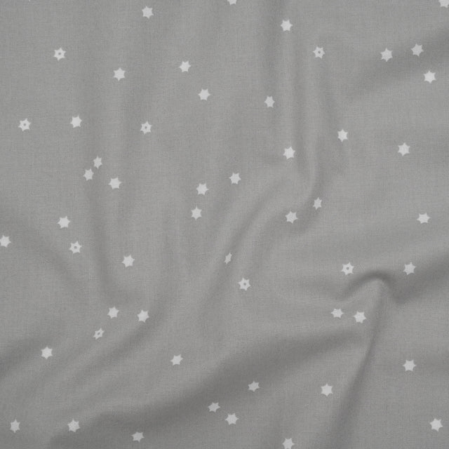 Printed Quilting Cotton by Ghazal Razavi for FIGO Studio - Gray Flowers - Seasons Basics Collection