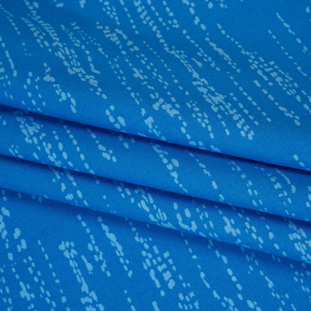 Printed Quilting Cotton by Ghazal Razavi for FIGO Studio - Blue Grass Patch - Seasons Basics Collection Detail