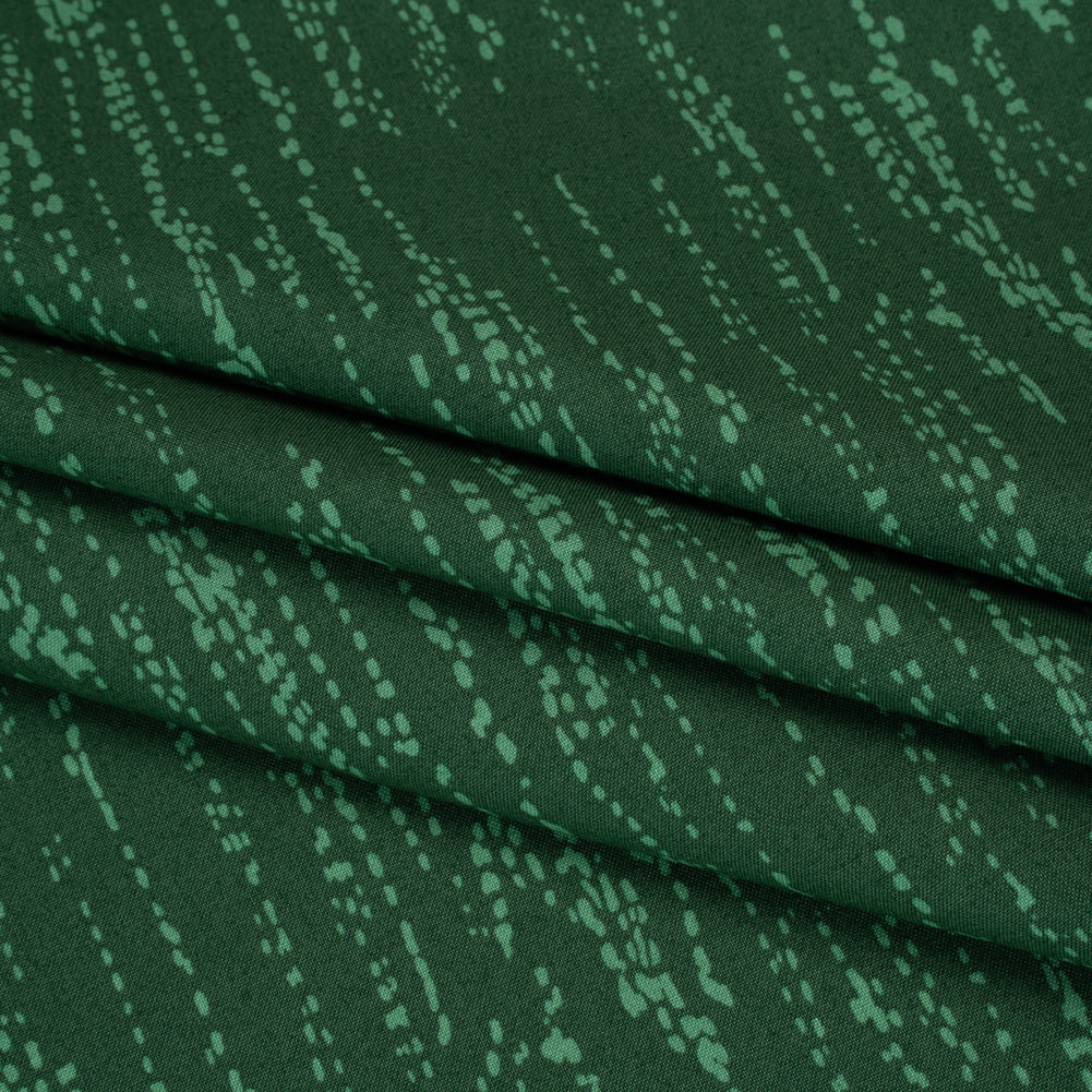 Printed Quilting Cotton by Ghazal Razavi for FIGO Studio - Green Grass Patch - Seasons Basics Collection Detail