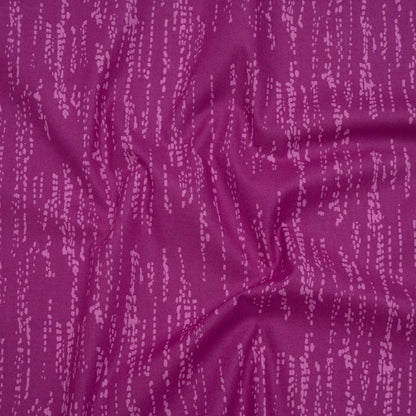 Printed Quilting Cotton by Ghazal Razavi for FIGO Studio - Fuchsia Grass Patch - Seasons Basics Collection Drape