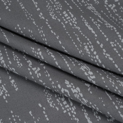 Printed Quilting Cotton by Ghazal Razavi for FIGO Studio - Gray Grass Patch - Seasons Basics Collection Folded