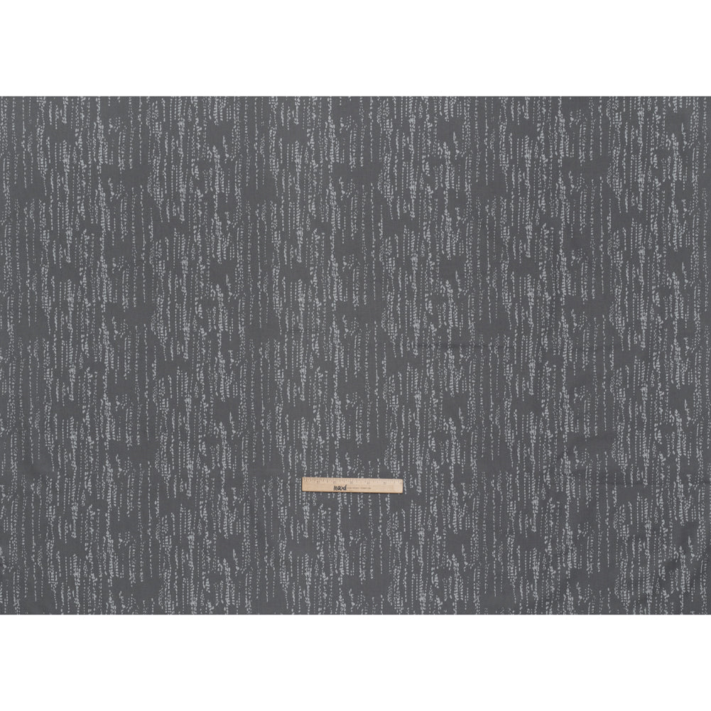 Printed Quilting Cotton by Ghazal Razavi for FIGO Studio - Gray Grass Patch - Seasons Basics Collection - Full