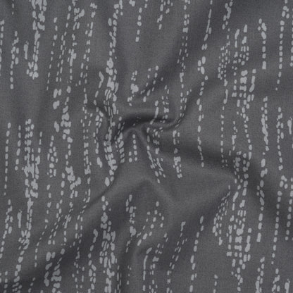 Printed Quilting Cotton by Ghazal Razavi for FIGO Studio - Gray Grass Patch - Seasons Basics Collection