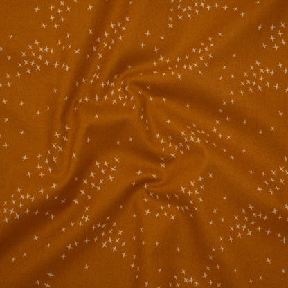 Printed Quilting Cotton by Ghazal Razavi for FIGO Studio - Caramel Birds - Seasons Basics Collection