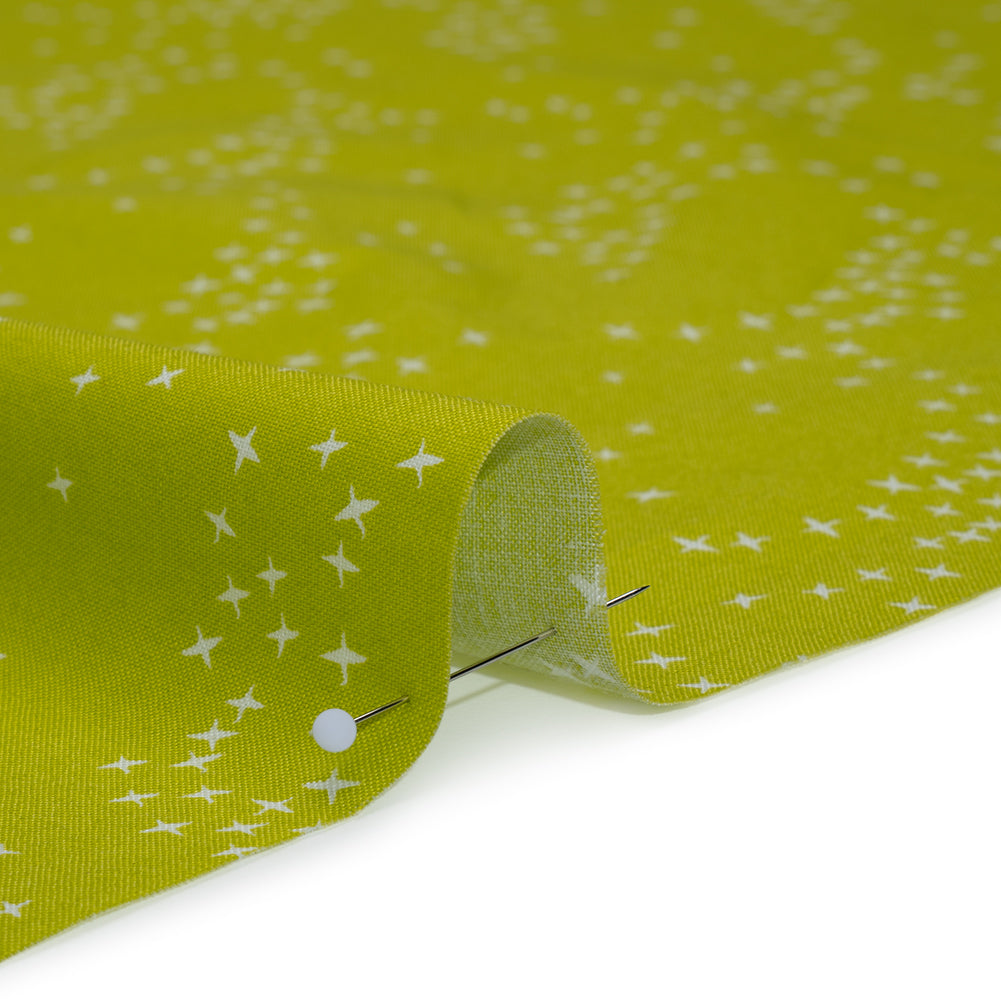 Printed Quilting Cotton by Ghazal Razavi for FIGO Studio - Pistachio Birds - Seasons Basics Collection Full
