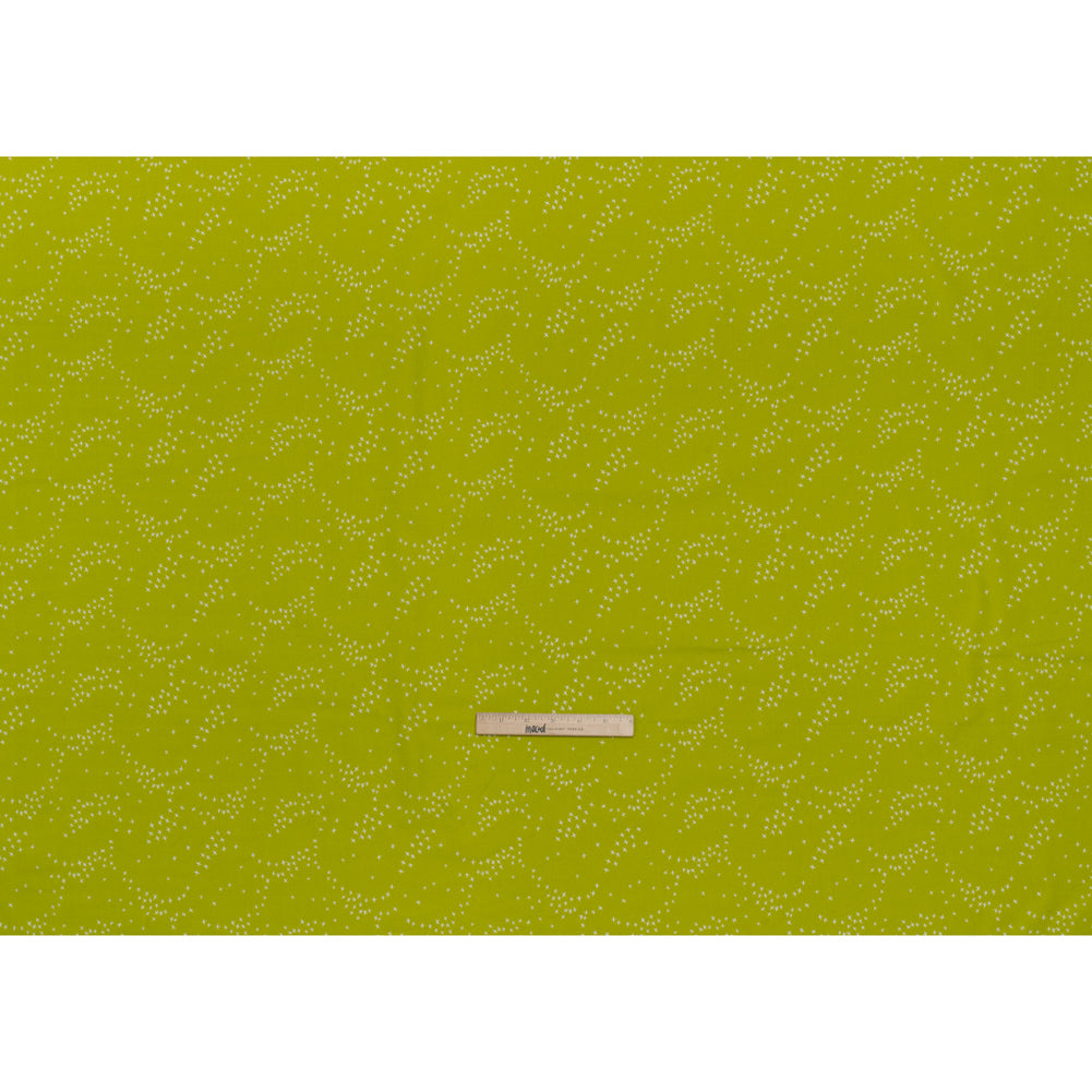 Printed Quilting Cotton by Ghazal Razavi for FIGO Studio - Pistachio Birds - Seasons Basics Collection - Full - Image 6 of 7