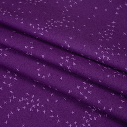 Printed Quilting Cotton by Ghazal Razavi for FIGO Studio - Purple Birds - Seasons Basics Collection