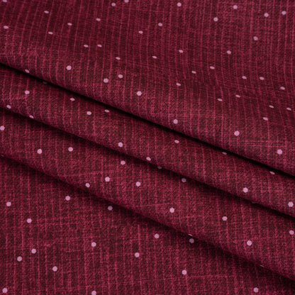 Printed Quilting Cotton by Ghazal Razavi for FIGO Studio - Berry Stripe Dot - Stash Collection