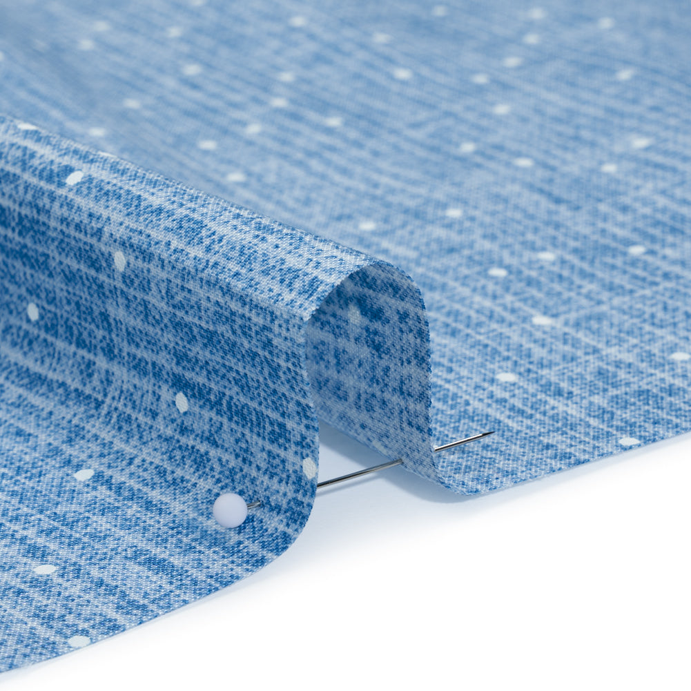 Printed Quilting Cotton by Ghazal Razavi for FIGO Studio - Sky Stripe Dot - Stash Collection Full