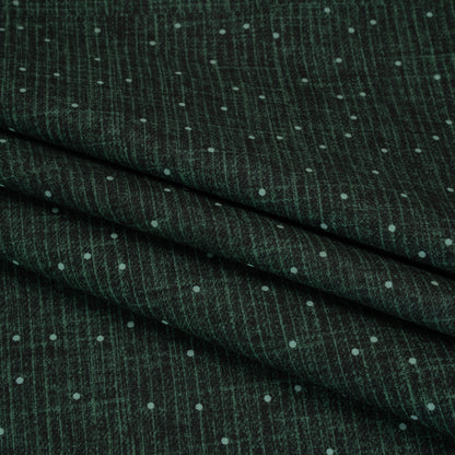 Printed Quilting Cotton by Ghazal Razavi for FIGO Studio - Emerald Stripe Dot - Stash Collection Detail