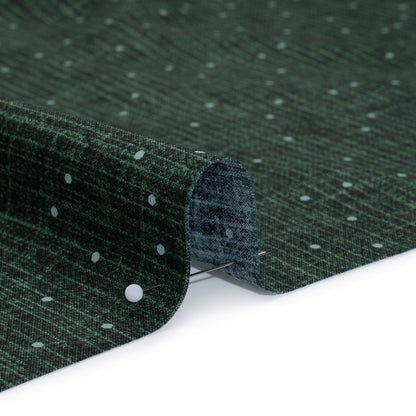 Printed Quilting Cotton by Ghazal Razavi for FIGO Studio - Emerald Stripe Dot - Stash Collection Full
