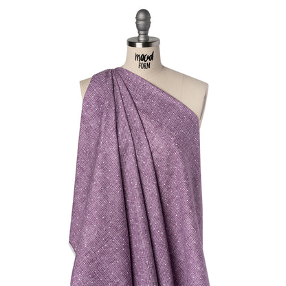 Printed Quilting Cotton by Ghazal Razavi for FIGO Studio - Orchid Stripe Dot - Stash Collection