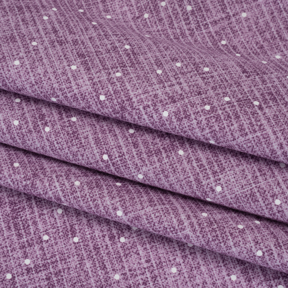 Printed Quilting Cotton by Ghazal Razavi for FIGO Studio - Orchid Stripe Dot - Stash Collection - Detail