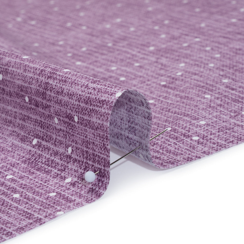 Printed Quilting Cotton by Ghazal Razavi for FIGO Studio - Orchid Stripe Dot - Stash Collection - Full - Image 3 of 6