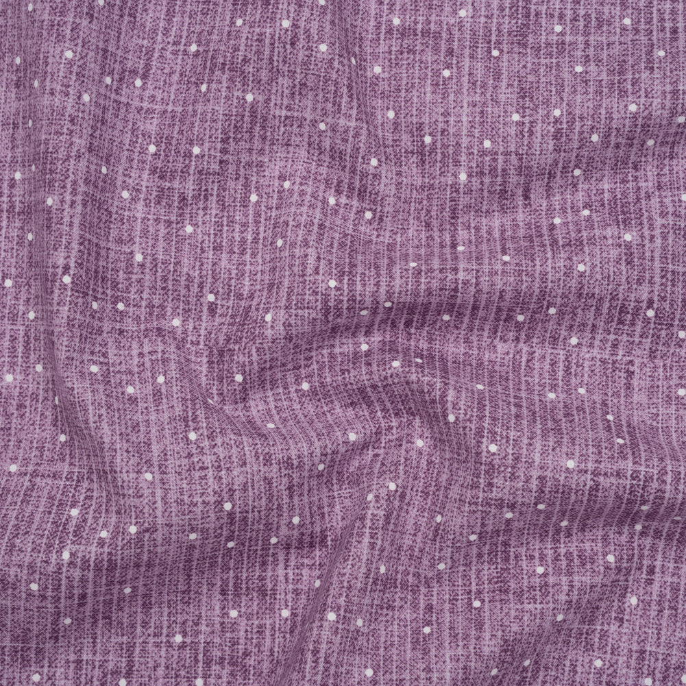 Printed Quilting Cotton by Ghazal Razavi for FIGO Studio - Orchid Stripe Dot - Stash Collection - Drape