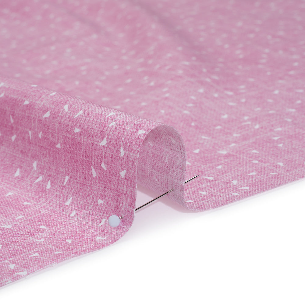 Printed Quilting Cotton by Ghazal Razavi for FIGO Studio - Pink Triangles and Texture - Stash Collection Full