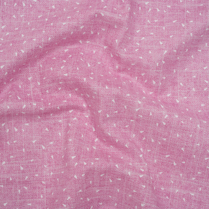Printed Quilting Cotton by Ghazal Razavi for FIGO Studio - Pink Triangles and Texture - Stash Collection Drape
