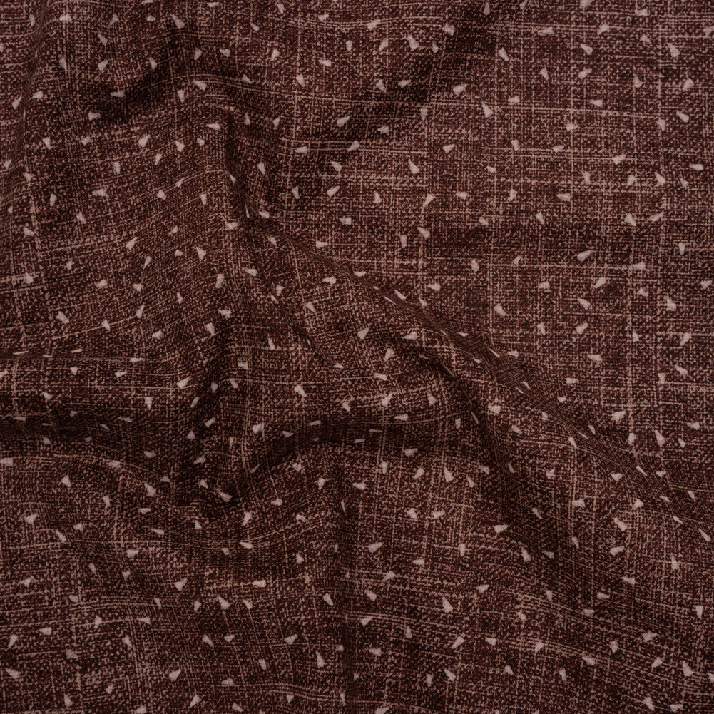 Printed Quilting Cotton by Ghazal Razavi for FIGO Studio - Chocolate Triangles and Texture - Stash Collection