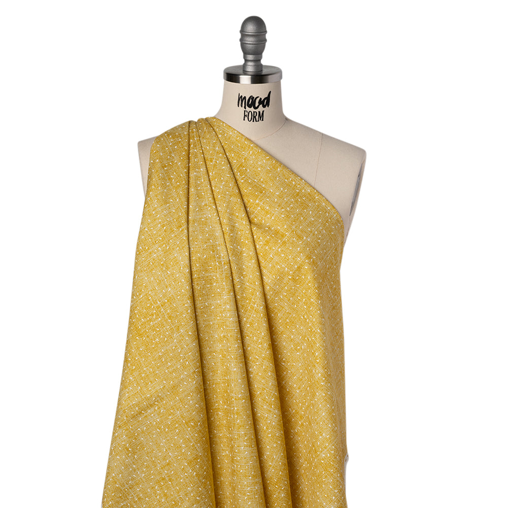 Printed Quilting Cotton by Ghazal Razavi for FIGO Studio - Sun Triangles and Texture - Stash Collection - Folded