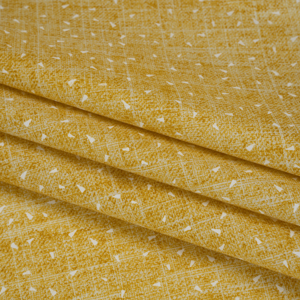 Printed Quilting Cotton by Ghazal Razavi for FIGO Studio - Sun Triangles and Texture - Stash Collection - Detail