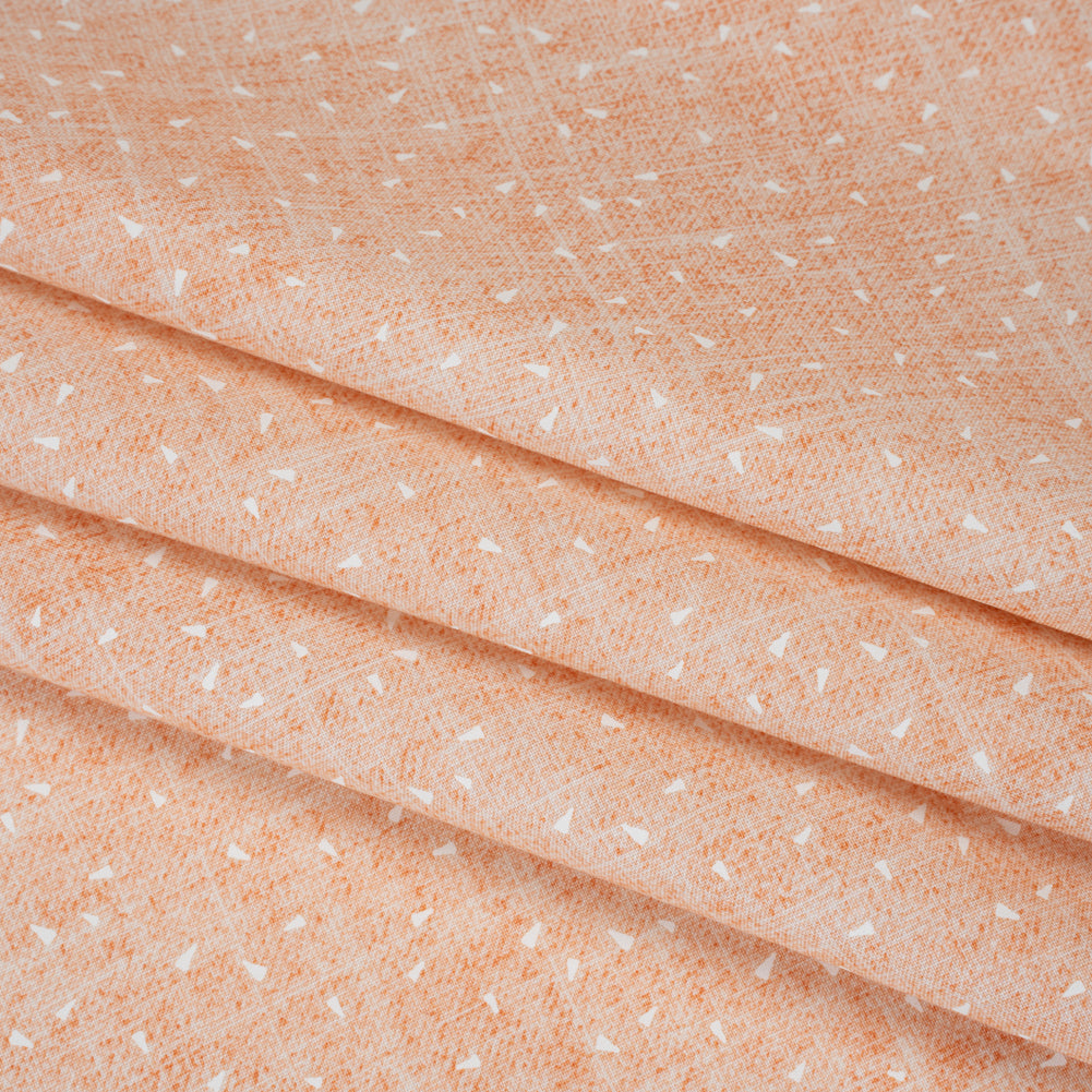 Printed Quilting Cotton by Ghazal Razavi for FIGO Studio - Coral Triangles and Texture - Stash Collection