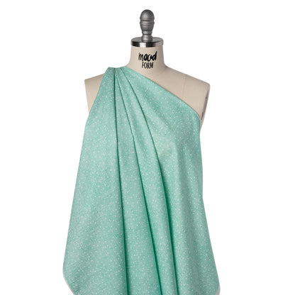 Printed Quilting Cotton by Ghazal Razavi for FIGO Studio - Mint Triangles and Texture - Stash Collection