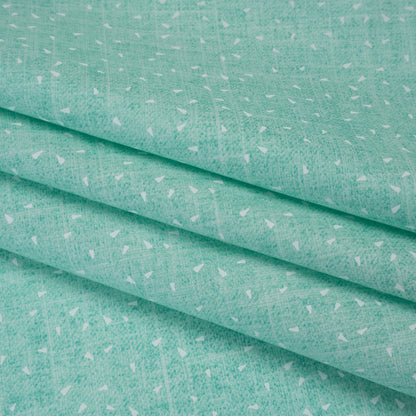 Printed Quilting Cotton by Ghazal Razavi for FIGO Studio - Mint Triangles and Texture - Stash Collection