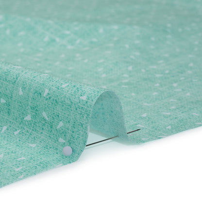 Printed Quilting Cotton by Ghazal Razavi for FIGO Studio - Mint Triangles and Texture - Stash Collection