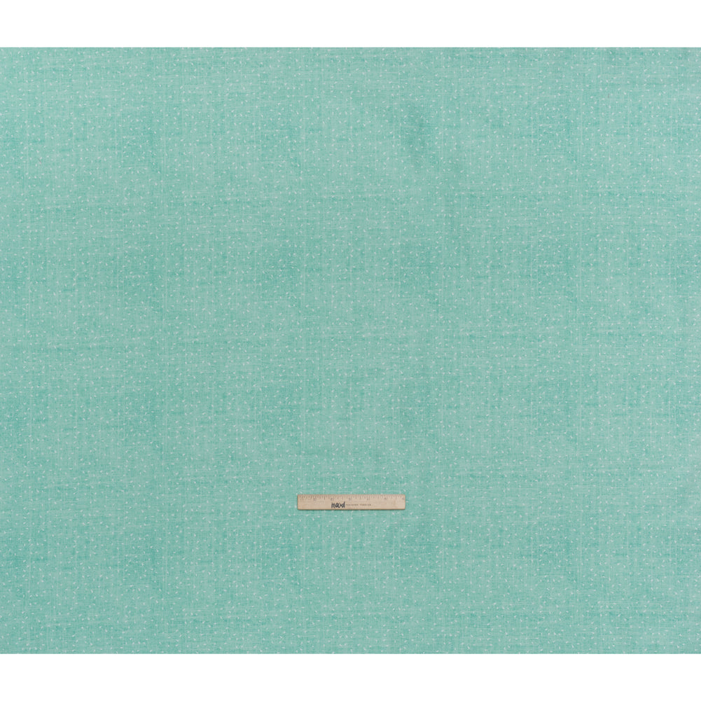 Printed Quilting Cotton by Ghazal Razavi for FIGO Studio - Mint Triangles and Texture - Stash Collection - Full - Image 4 of 6