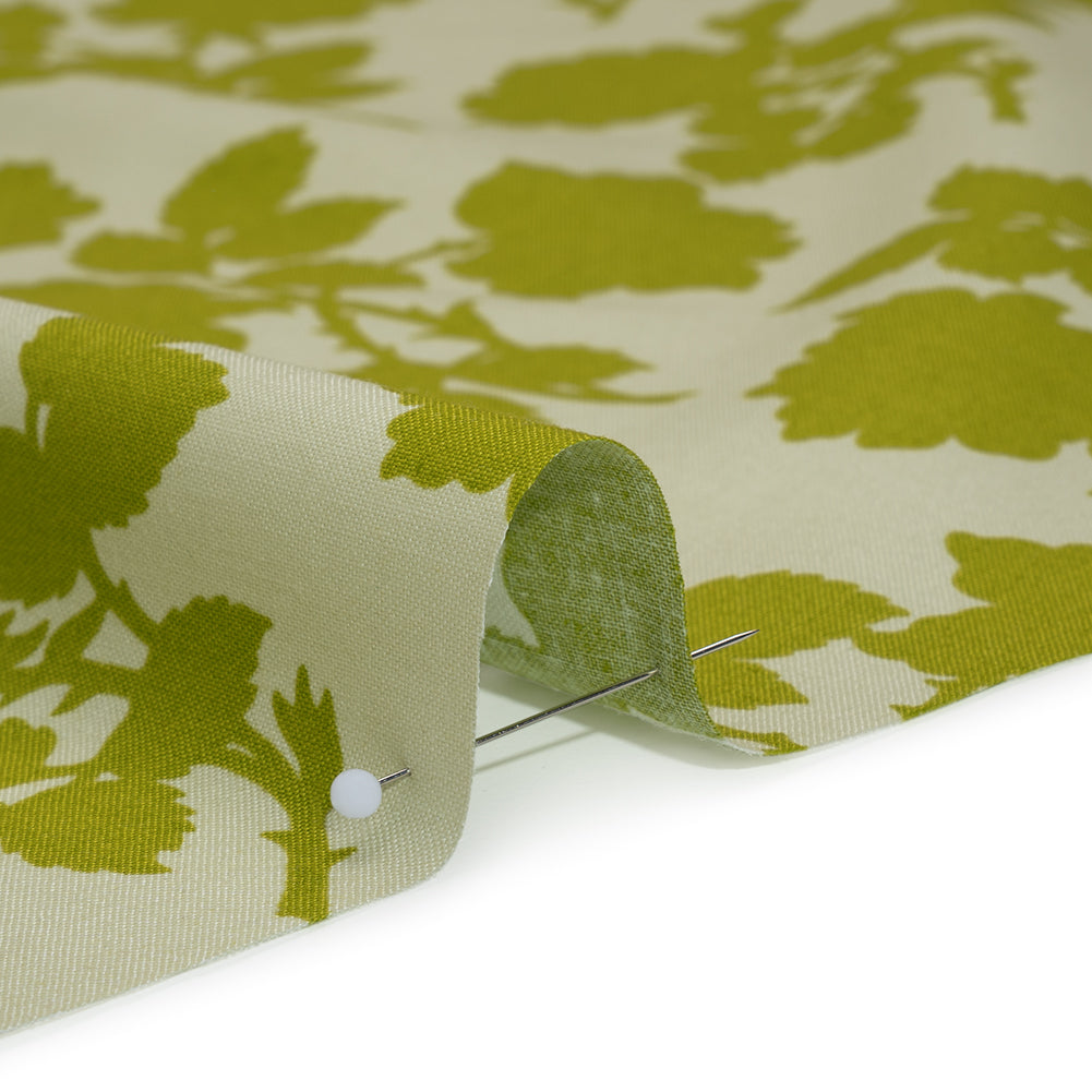 Printed Quilting Cotton by Heather Bailey for FIGO Studio - Olive Bramble Floral Silhouettes - Pop Sugar Collection - Full - Image 4 of 6