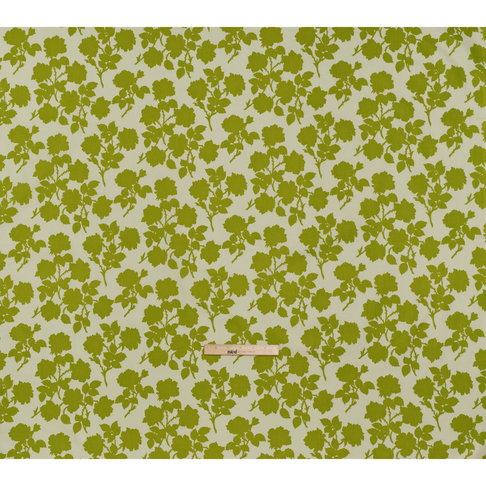 Printed Quilting Cotton by Heather Bailey for FIGO Studio - Olive Bramble Floral Silhouettes - Pop Sugar Collection - Full - Image 5 of 6