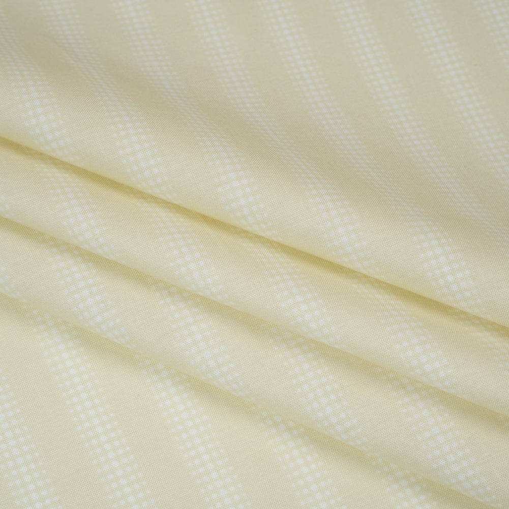 Printed Quilting Cotton by Heather Bailey for FIGO Studio - Ivory Dot Stripe - Pop Sugar Collection Detail