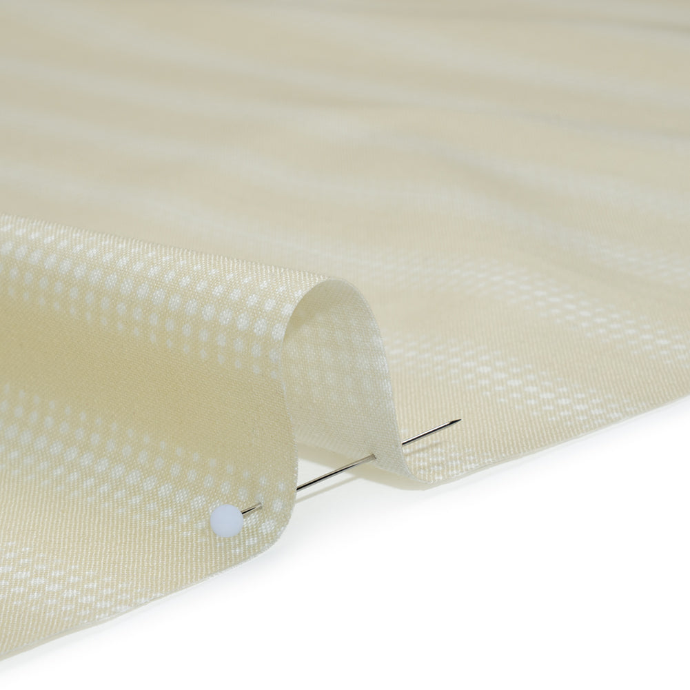Printed Quilting Cotton by Heather Bailey for FIGO Studio - Ivory Dot Stripe - Pop Sugar Collection Full