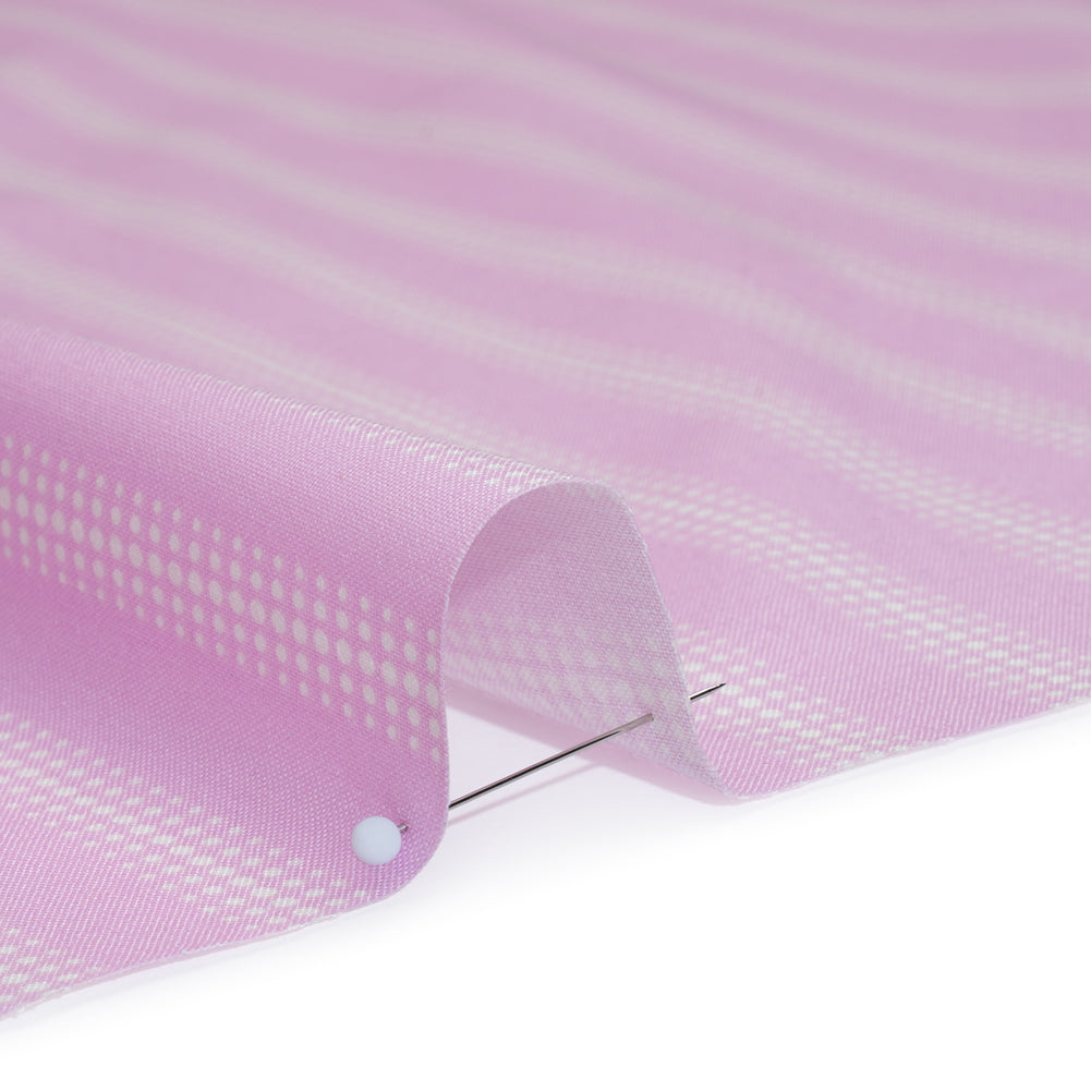 Printed Quilting Cotton by Heather Bailey for FIGO Studio - Orchid Dot Stripe - Pop Sugar Collection - Full - Image 4 of 6