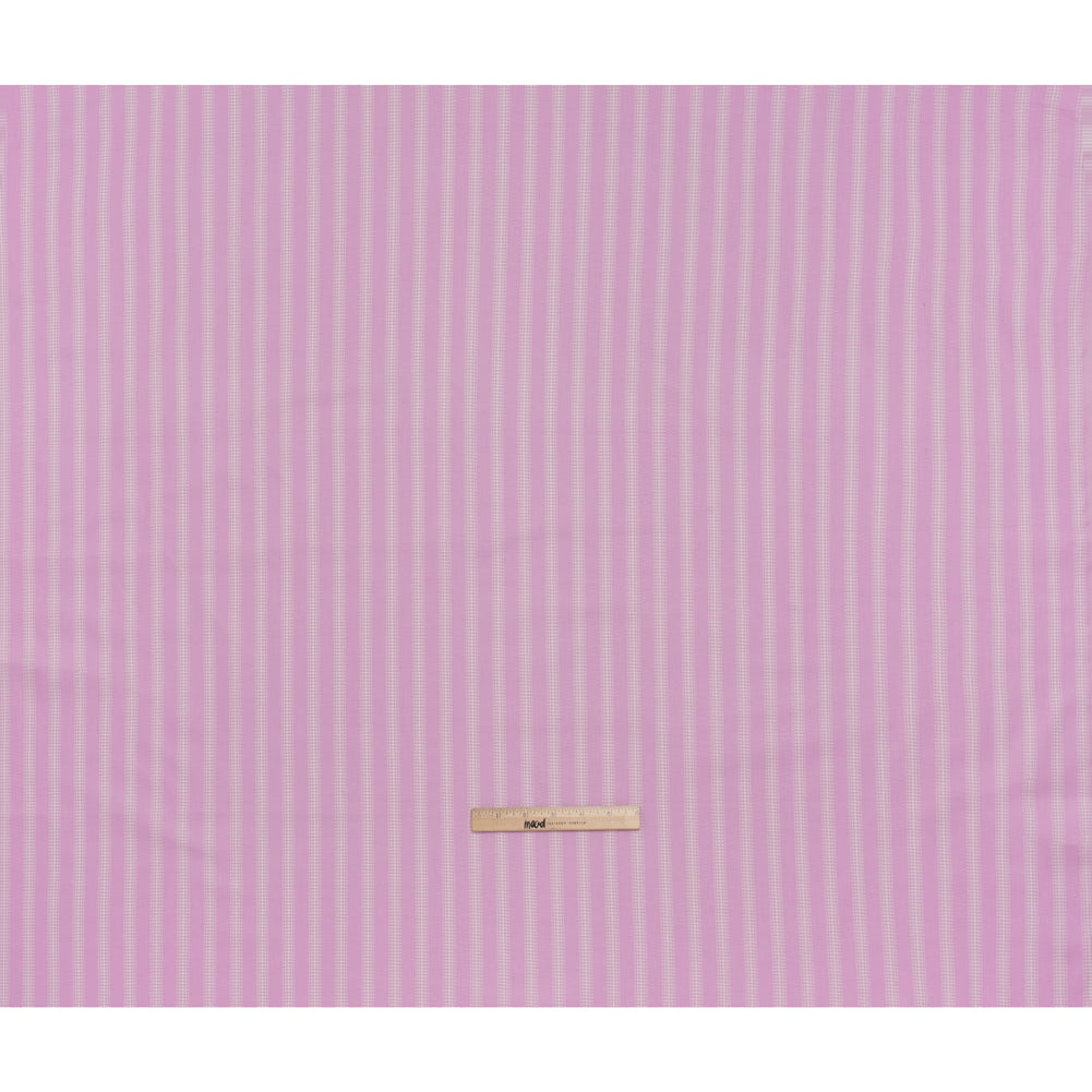 Printed Quilting Cotton by Heather Bailey for FIGO Studio - Orchid Dot Stripe - Pop Sugar Collection - Full - Image 5 of 6