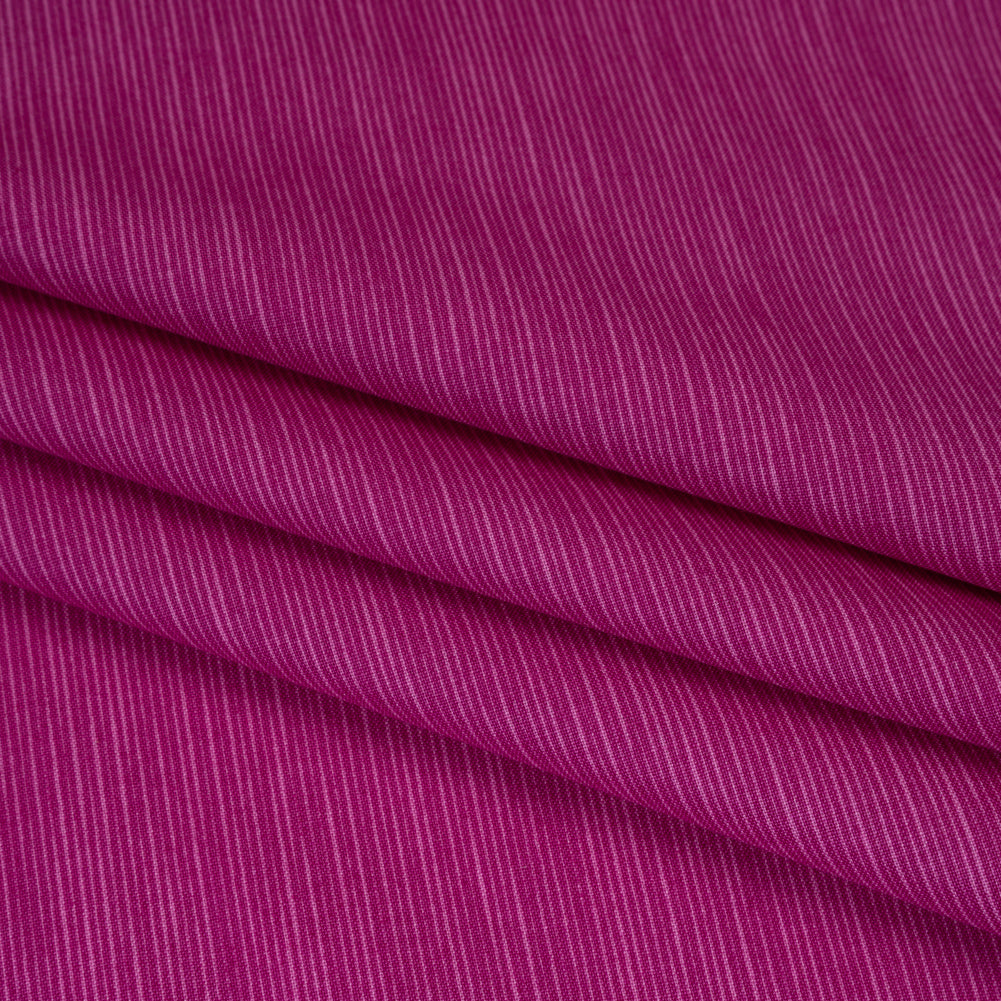 Printed Quilting Cotton by Heather Bailey for FIGO Studio - Boysenberry Fine Line Striations - Pop Sugar Collection Detail