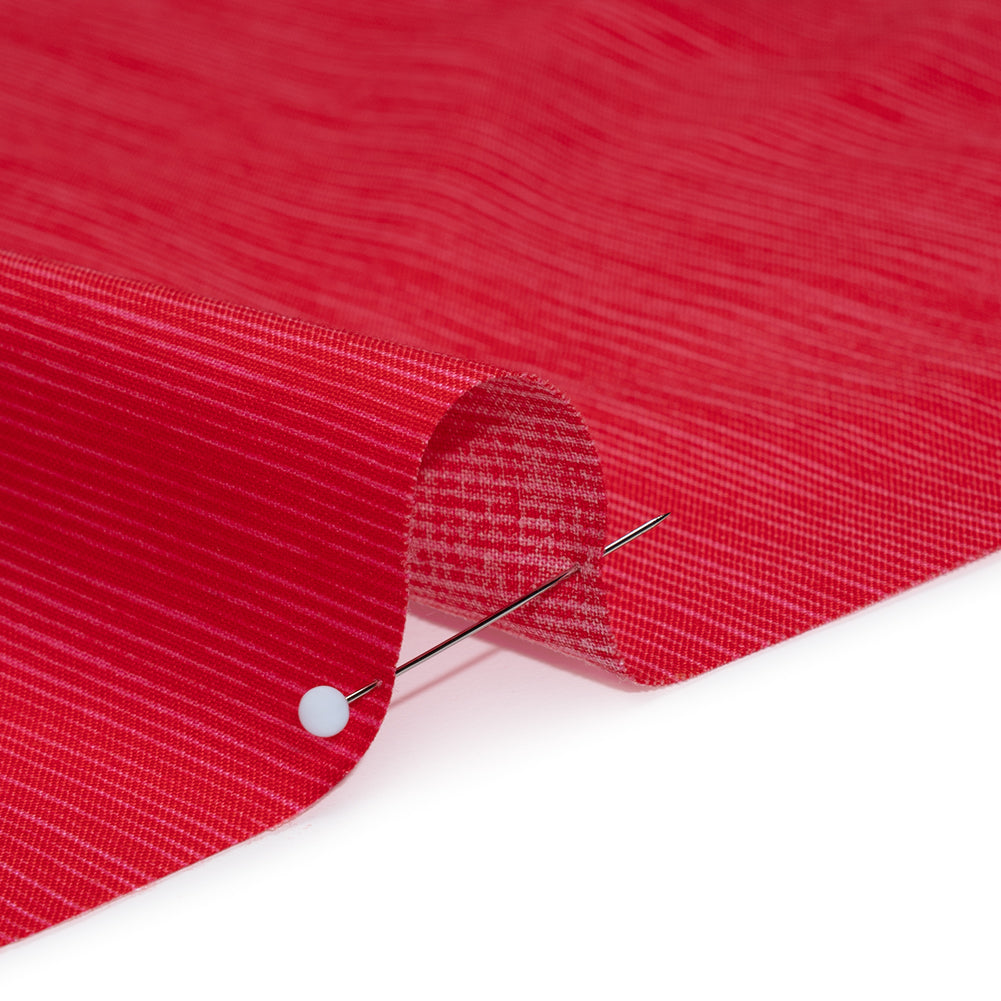 Printed Quilting Cotton by Heather Bailey for FIGO Studio - Watermelon Fine Line Striations - Pop Sugar Collection Full
