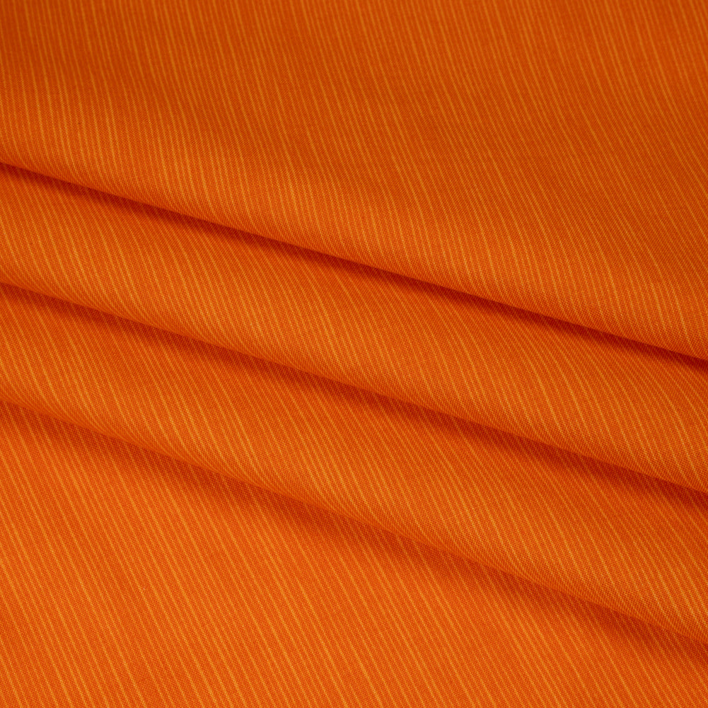 Printed Quilting Cotton by Heather Bailey for FIGO Studio - Tangerine Fine Line Striations - Pop Sugar Collection - Detail