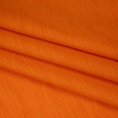 Printed Quilting Cotton by Heather Bailey for FIGO Studio - Tangerine Fine Line Striations - Pop Sugar Collection